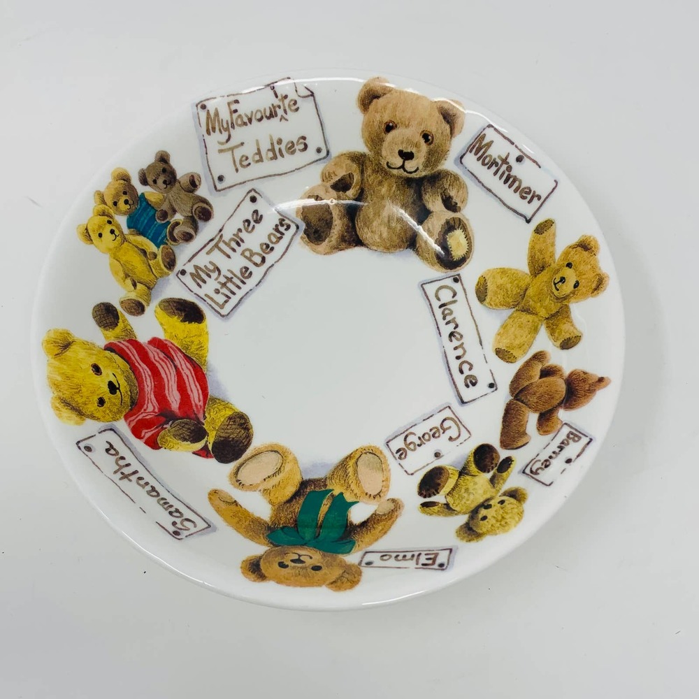 Vintage My Favorite Teddies Roy Kirkham Replacement Bowl Fine Bone China